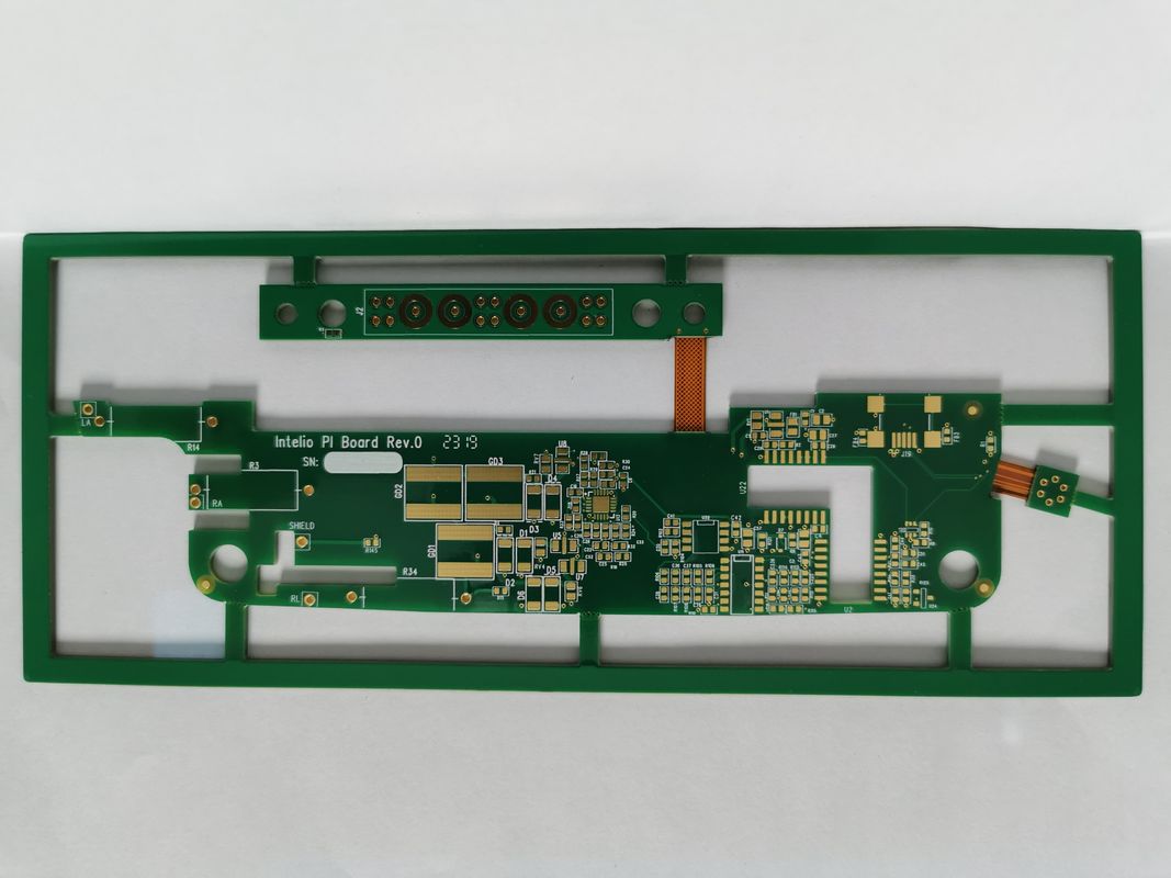 4 lớp PCB board linh hoạt có thể uốn cong PCB với lớp phủ sanforized Hasl Lf kết thúc