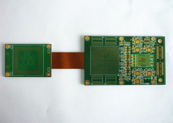 Mật độ Sanforized PCB cứng dẻo lắp ráp 1-28 lớp 52L 0,5-10mm Radius Bend