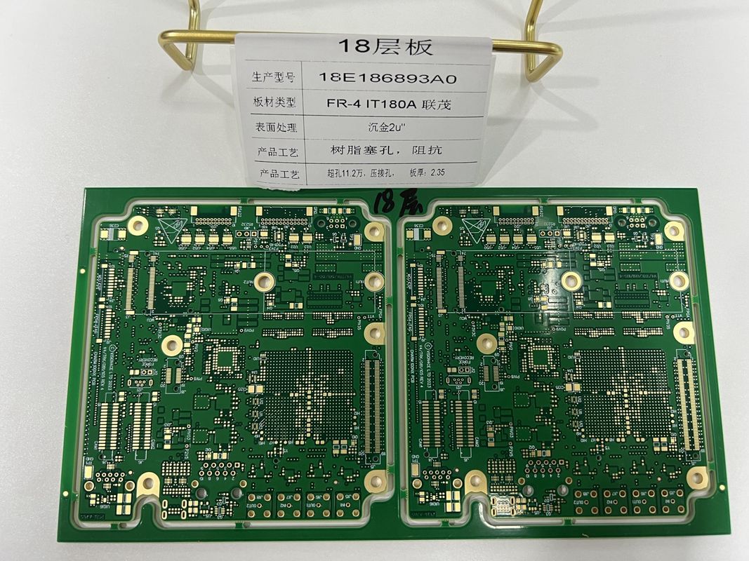 Density Interconnector 6-32L HDI PCB Board 3/3 Mil Với 0,25mm BGA IT180 ENIG3-8u