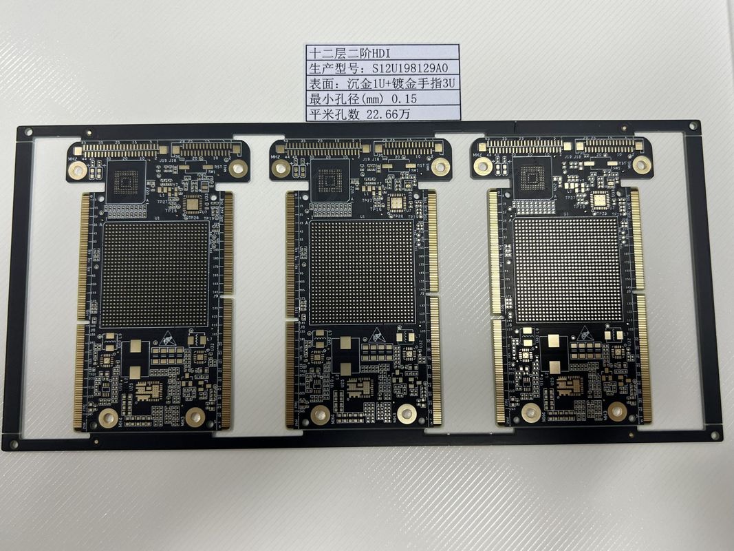 Ultra Thin 4L1 + N + 1 PCB mật độ cao Thiết kế điện tử phức tạp HDI PCB nguyên mẫu