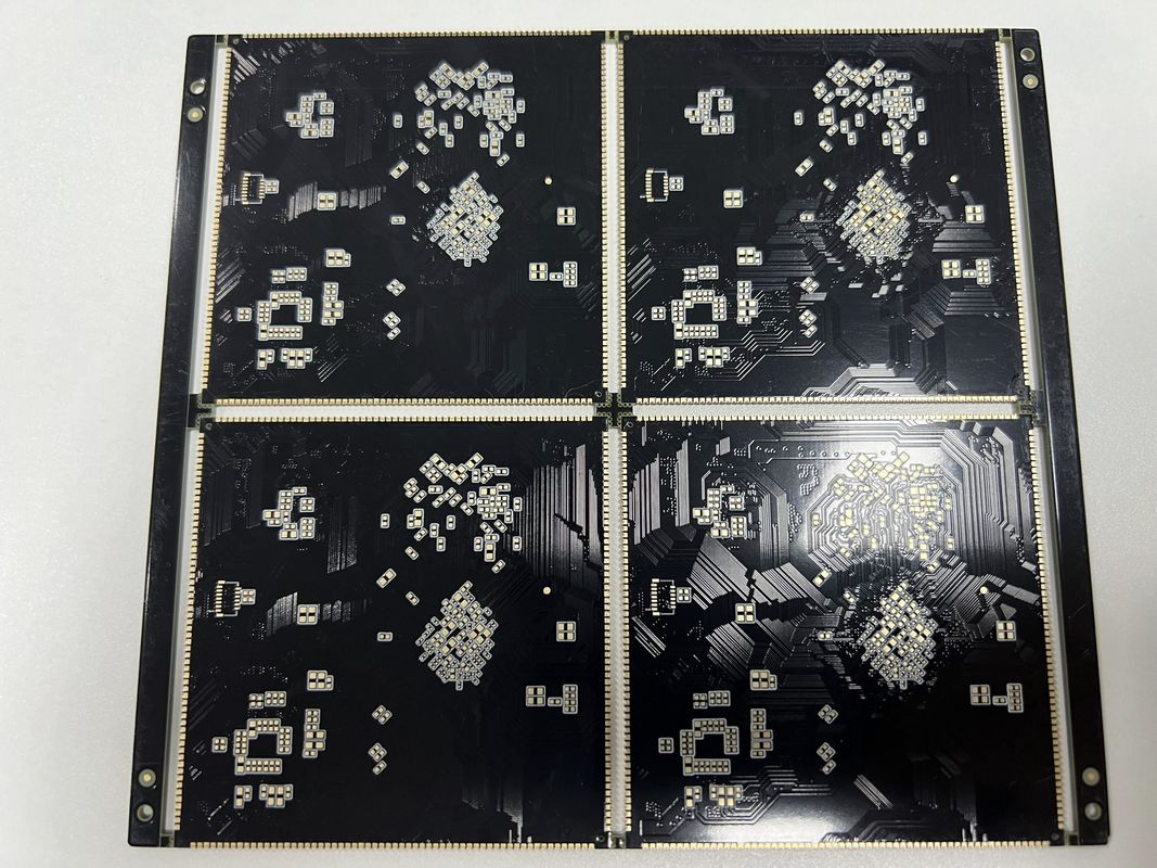 Cao mật độ HDI PCB Board With Half Hole BGA 0.25mm đèn ổ cắm 10 1 tỷ lệ chiều