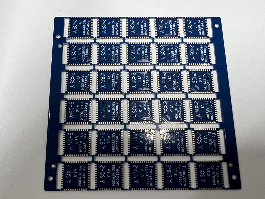 OEM Multilayer Circuit Board Bốn mặt nửa lỗ với ngón tay dẫn vàng IC dẫn