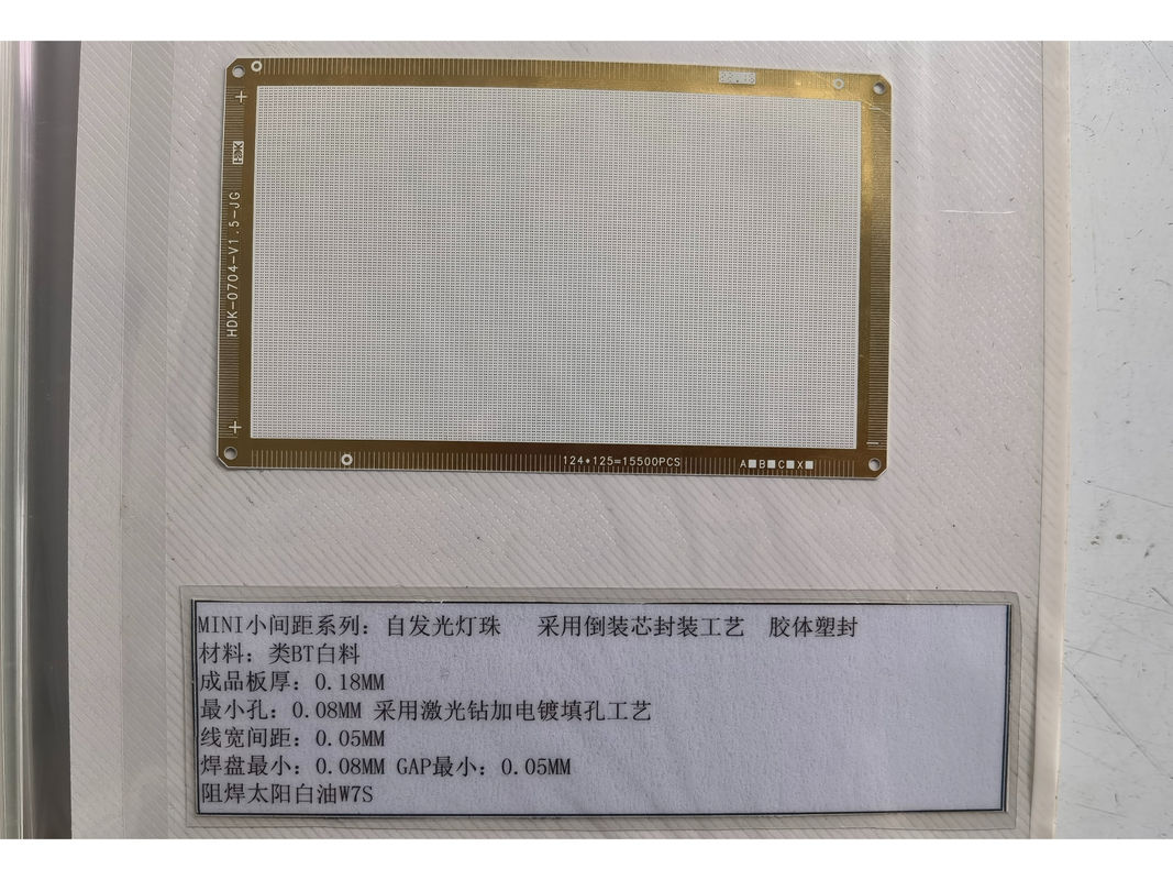 ENIG bề mặt kết thúc gốm hoặc BT cứng IC nền PCB 1oz đồng trọng lượng