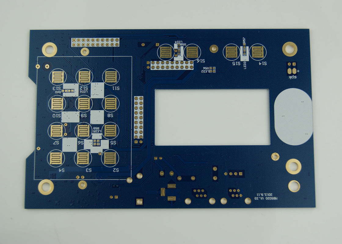 FR-4 Vật liệu thô PCB hai lớp 1.6mm cho môi trường nhiệt độ và điện áp