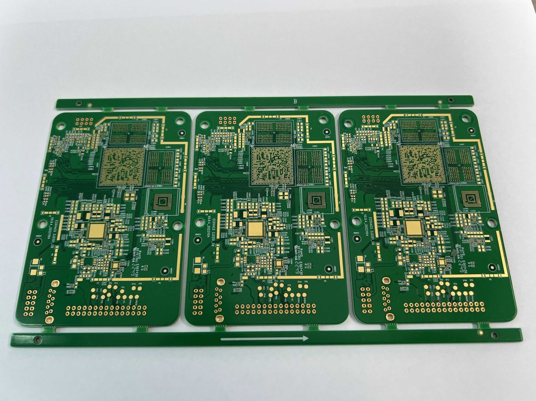 Gold Finger Multilayer PCB Board với bề mặt HASL và 0.2mm Min. Kích thước lỗ