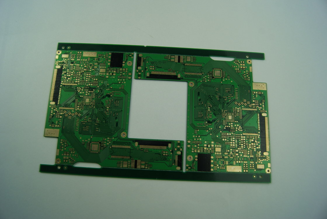 Thấm vàng nhiều lớp PCB với màu trắng đen và bề mặt hoàn thiện HASL / OSP / ENIG 4L-28L Số lớp